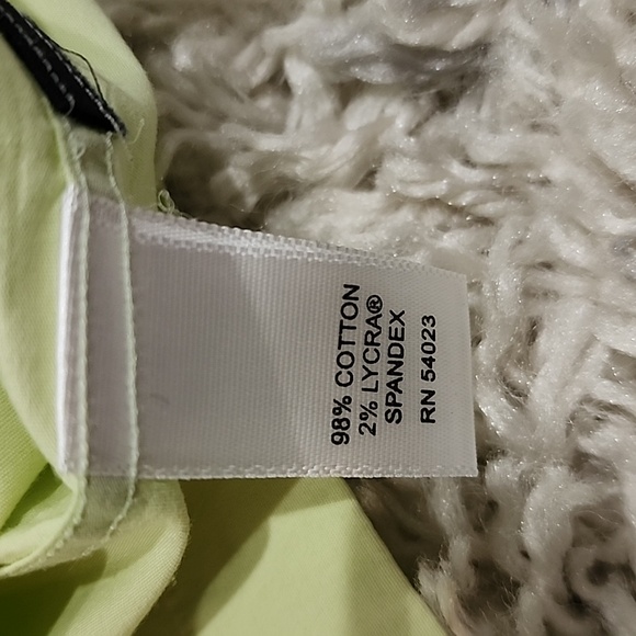 BANANA REPUBLIC MEN'S BUTTON DOWN SHORTS SLEEVE SIZE M ,LIGHT GREEN - Picture 8 of 9